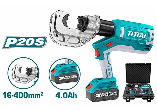 Lithium-Ion hydraulic crimping tool 20V / 4Ah (TCTLI2002)