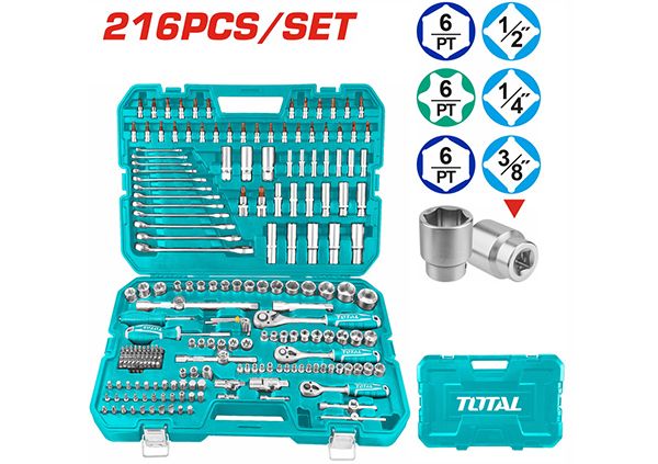 Ճռիկի հավաքածու 216 կտոր TOTAL THKTHP22166 34109