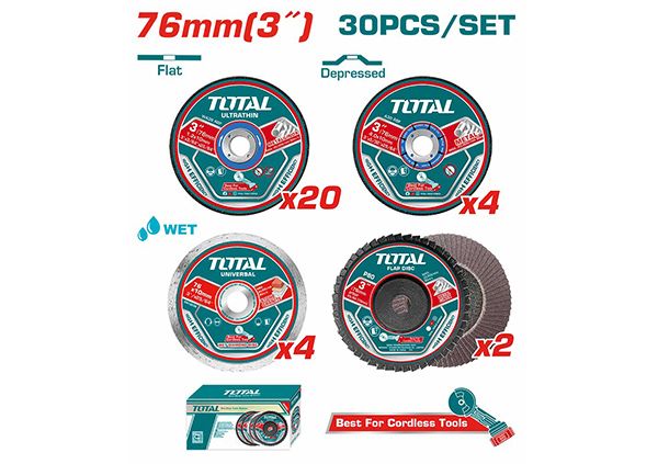 Cutting & Grinding Disc Set (TAC97630)