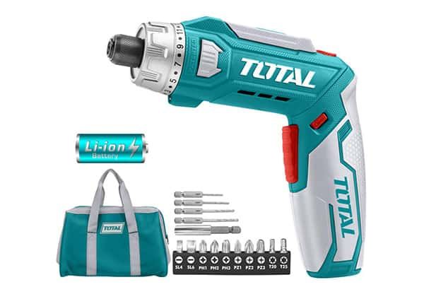 Li-ion Cordless Screwdriver TOTAL TSDLI0801