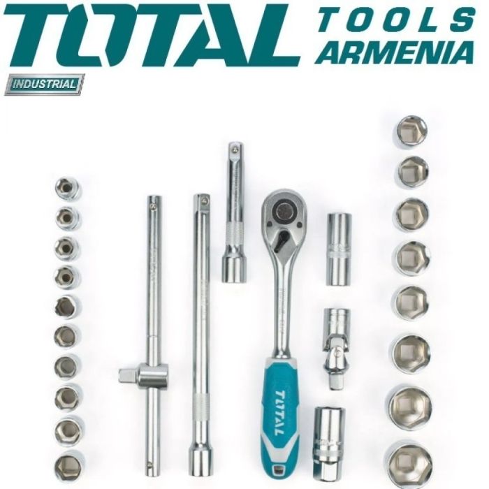 Набор инструмента, 1/2" 25 предметов (THT121251)