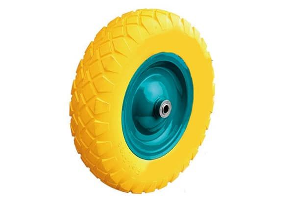 Polyurethane wheel for 150kg wheelbarrow (THTWB64018GPU-W)