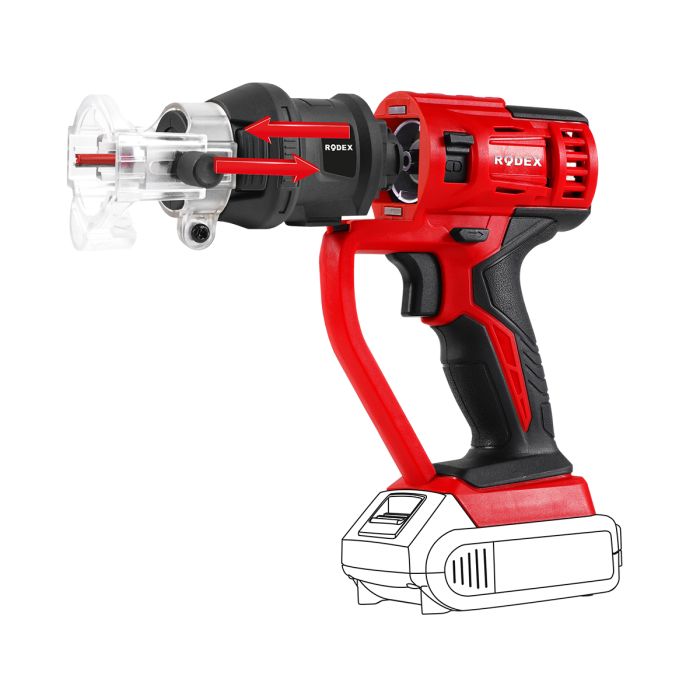 Բազմաֆունկցիոնալ գործիք  7կտոր 20Վ RODEX