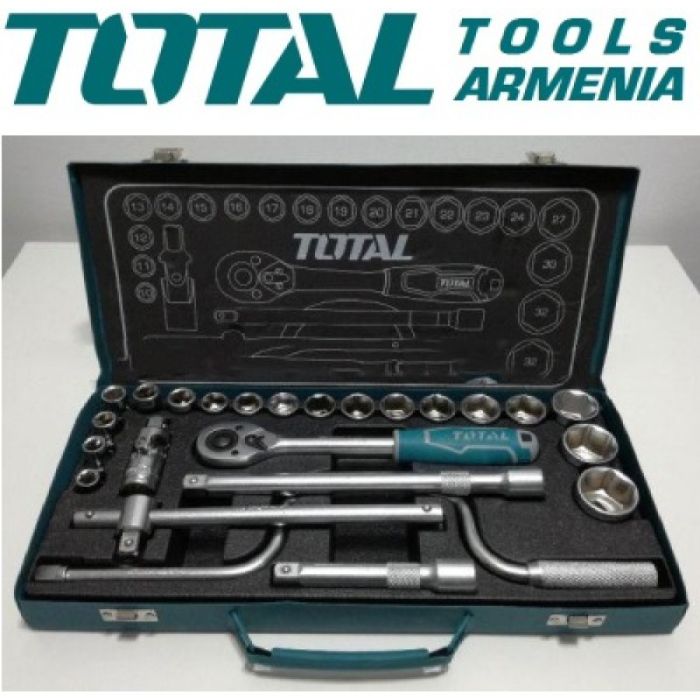 24 Pcs 1/2″ Socket Set (THT141253)