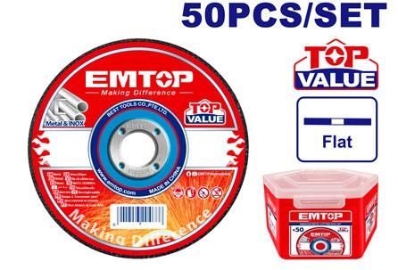 Набор отрезных дисков по металлу Emtop EACD211550