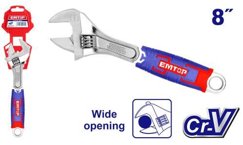 Ключ разводной Emtop EAWH130801