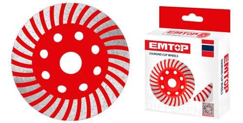 Шлифкруг алмазный чашечный Emtop EDGH011251