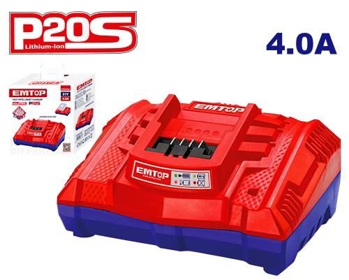 Быстрое интелектуальное зарядное устройство Emtop EFCR20203