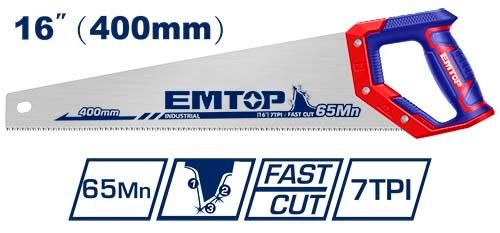 Ножовка по дереву Emtop EHAS4002