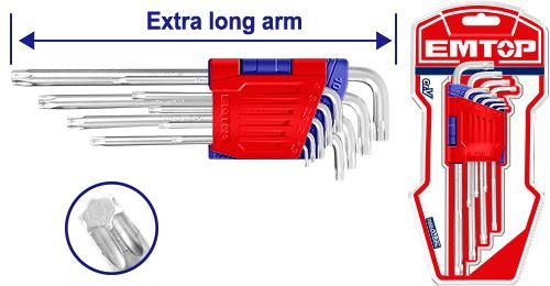 Набор шестигранников TORX Emtop EHKY3092