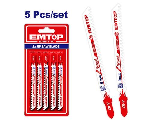 Полотнa для лобзика по дереву Emtop EJSBT111C