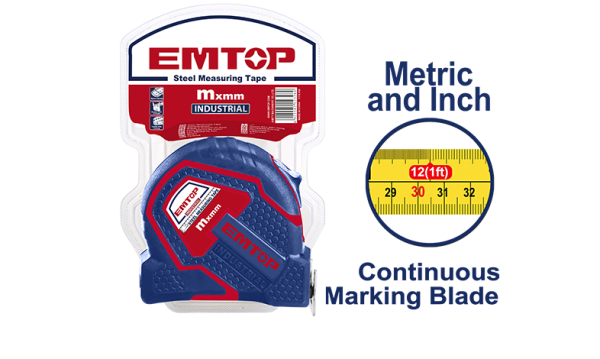 EMTP38102 ԷՄԹՈՊ Մետր 8m x 25mm