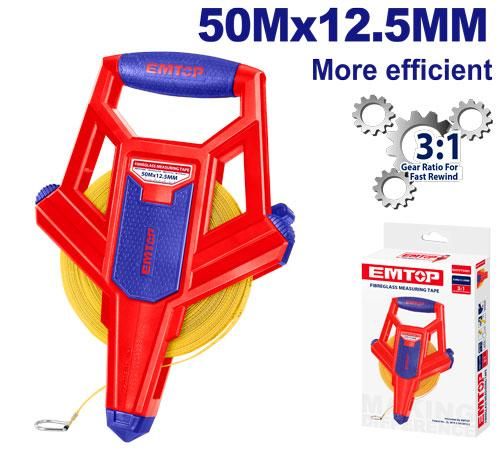 Fibreglass measuring tape Emtop EMTP75001