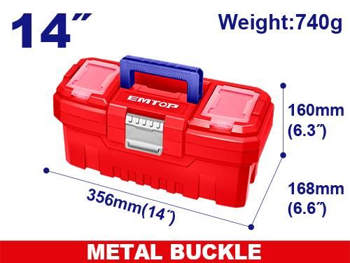 Инструментальный пластиковый ящик 14” Emtop EPBX1402