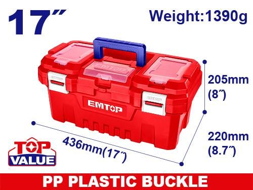 Инструментальный пластиковый ящик 17” Emtop EPBX1701