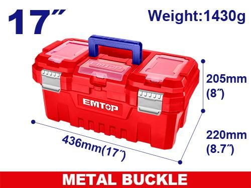 Инструментальный пластиковый ящик 17” Emtop EPBX1702