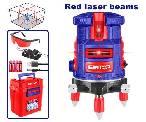 Self-Leveling Line Laser Emtop ESLE53001