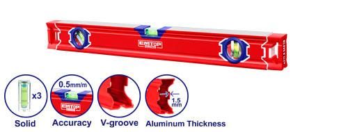 Spirit level Emtop ESLL26001