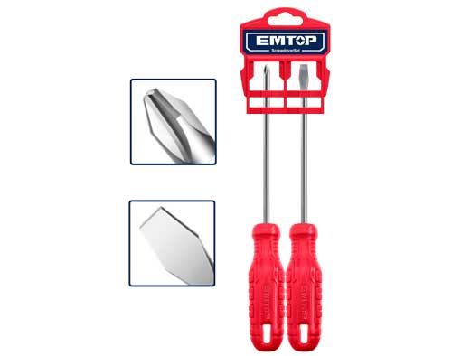 Набор отверток 2шт Emtop ESST0201