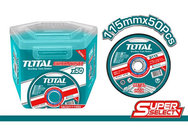 Abrasive metal cutting disc 50 pcs (TAC22111550)