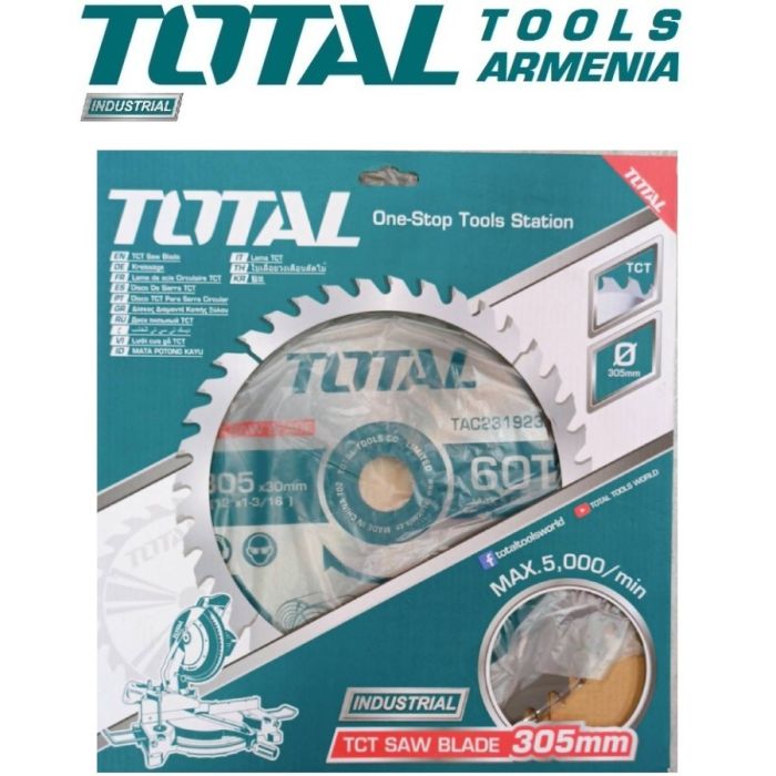 Пильный диск по дереву 305х30мм (TAC231923)