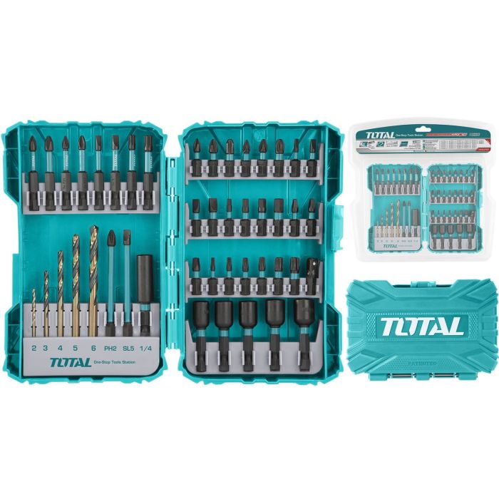 45 Pcs Impact Screwdriver Bits Set (TACSDL24502)