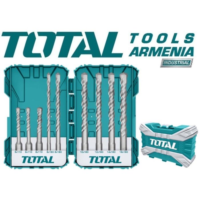 Набор ударных свёрл SDS plus 9шт (TACSDL30901)