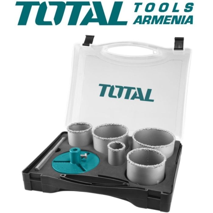 Набор коронок для плитки 7шт (TACSH2071)