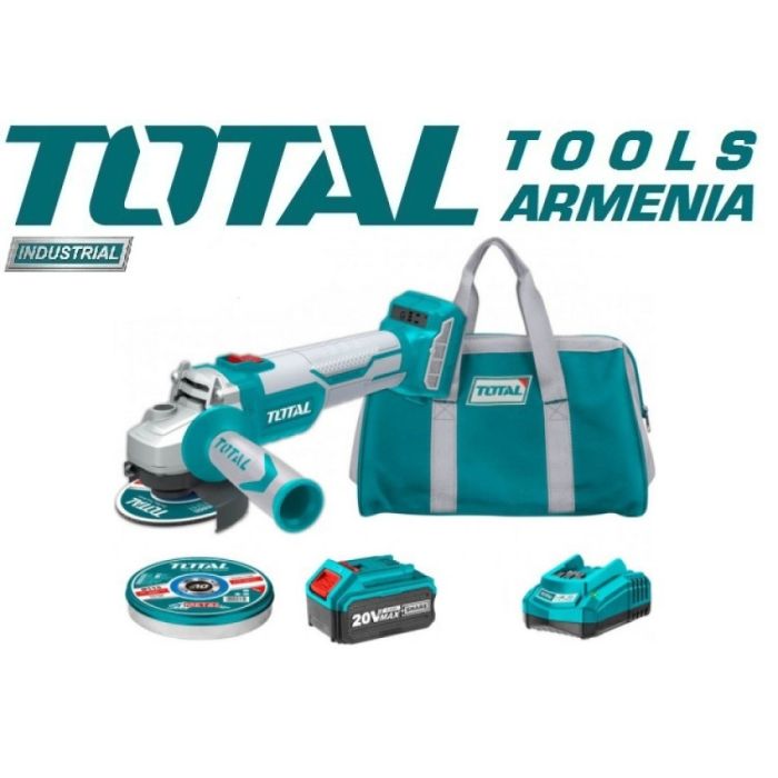 Lithium-ion angle grinder 125mm 20V / 4Ah (TAGLI2012582)