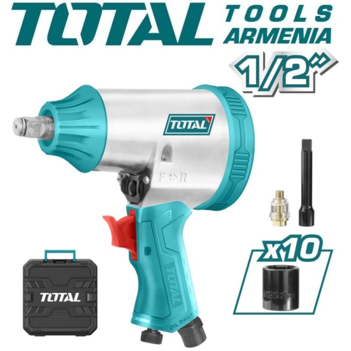 Hammer Air Impact Wrench 312 Нм/6.3 бар/1/2 дюйма (TAT41125)