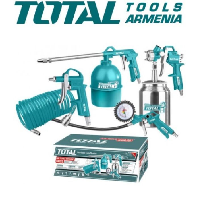 Օդով ատրճանակների հավաքածու TOTAL TATK051 4159 5 կտոր