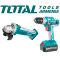 Angle Grinder and Drill - Screwdriver 20 V, 4A (TCKLI2009)