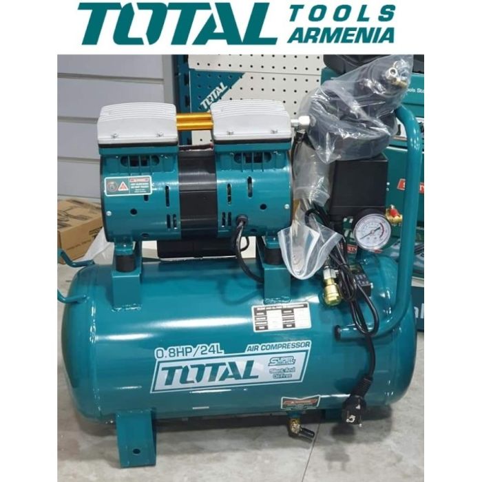 Silent Oil Free Air Compressor 24l / 600 W (TCS1075248)