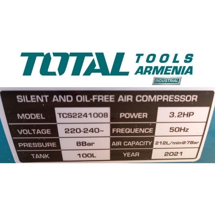 Air compressor TOTAL TCS2241008