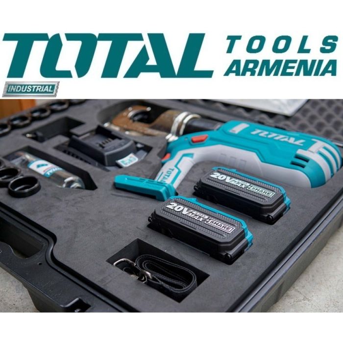 Lithium-Ion hydraulic crimping tool 20V / 4Ah (TCTLI2002)