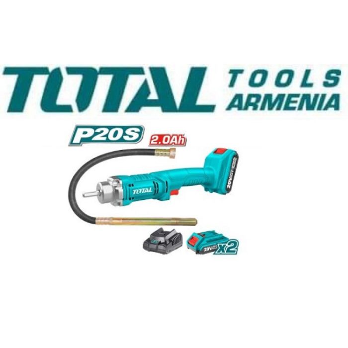 Li-ion Concrete Vibrator TOTAL TCVLI2023013