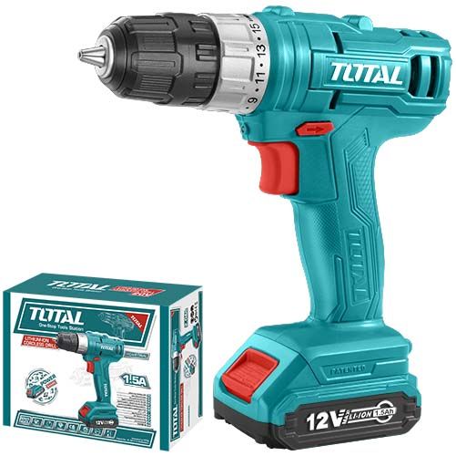 12V, 20Nm Cordless Drill TOTAL TDLI1211