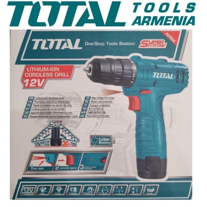 12V Screwdriver TOTAL TDLI12415