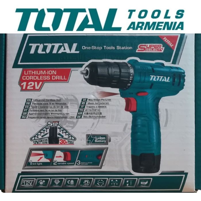 12V Screwdriver TOTAL TDLI12415
