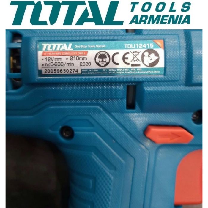 12V Screwdriver TOTAL TDLI12415