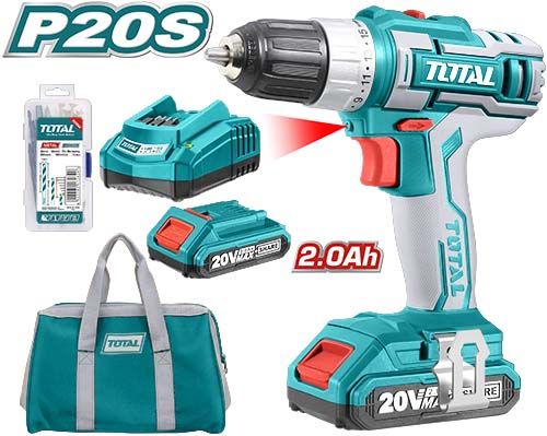 Cordless Drill- Screwdriver 20V/ / 2А / 45Nm / +1 Battery / INDUSTRIAL (TDLI2002)