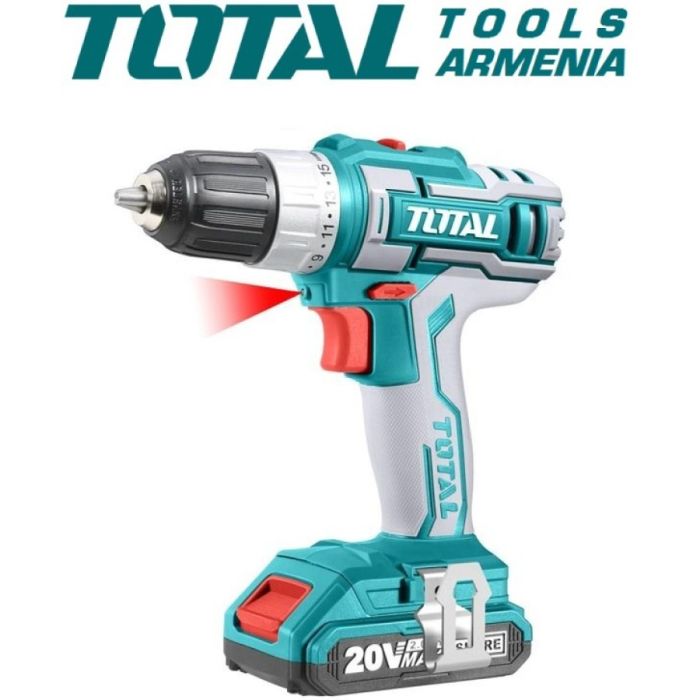Li-ion Cordless Drill / 20 V / 2А / 45Nm / +1 Battery  (TDLI20025)