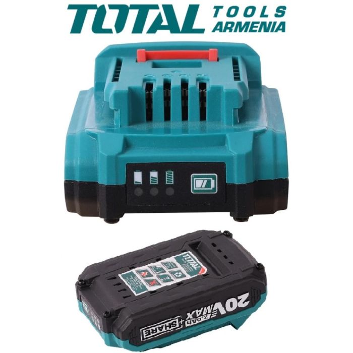 Li-ion Cordless Drill / 20 V / 2А / 45Nm / +1 Battery  (TDLI20025)