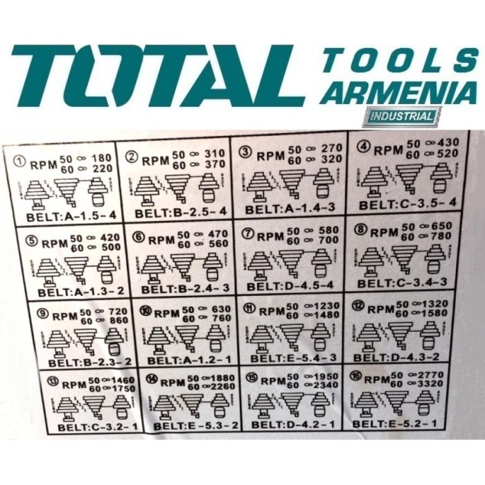 Drill Press 750 W (TDP207502)