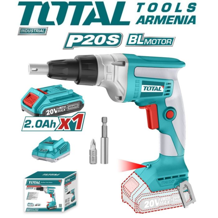 Cordless Battery Screwdriver 20 V (TDSLI204200)
