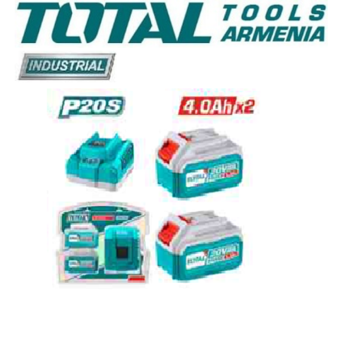 Li-ion Battery & Charger Kit Combo Set  (TFBCPK1424)