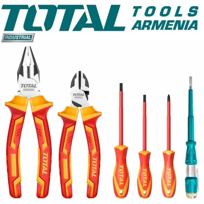 Набор диэлектрических инструментов до 1000В 6шт (THKIST3062)