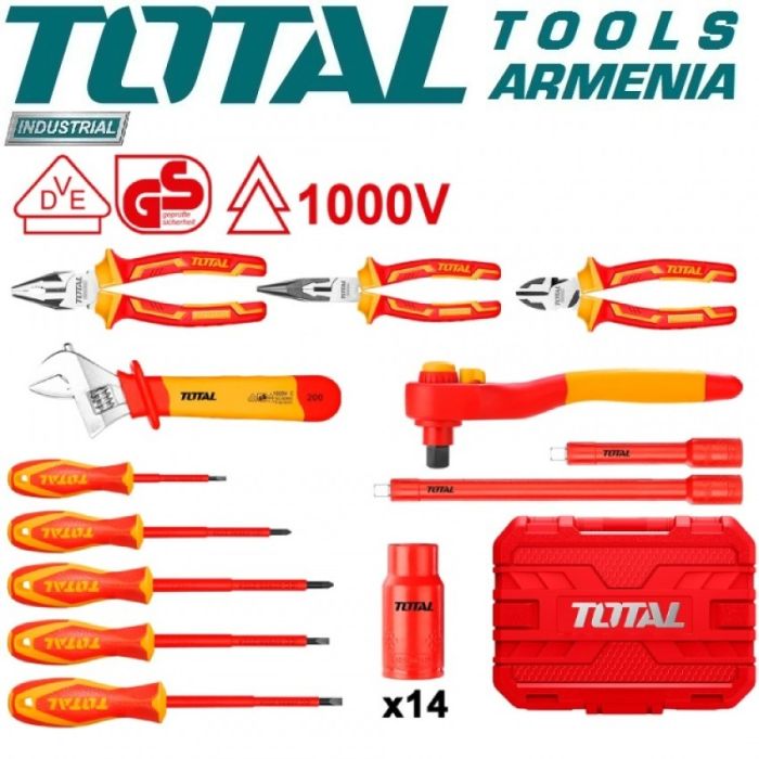Набор диэлектрических инструментов 26шт (THKITH2601)