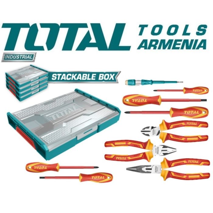 Набор диэлектрических инструментов до 1000В 9шт (THKTV02H091)