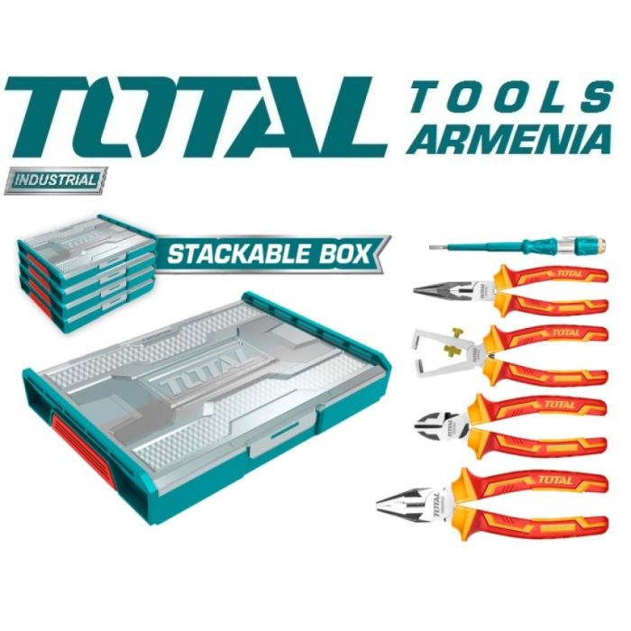 Набор диэлектрических инструментов до 1000В 5шт (THKTV02P051)